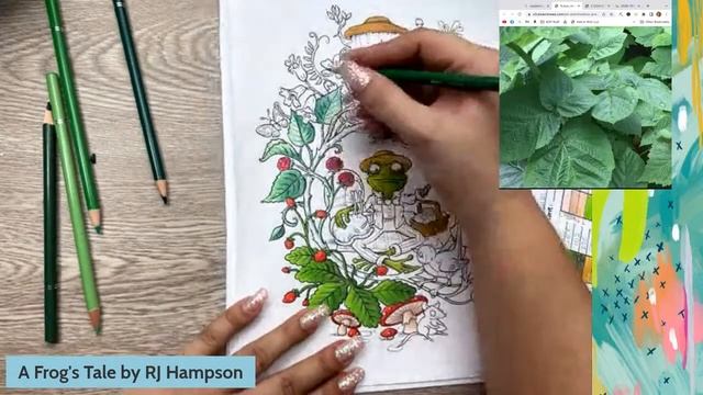 Color along in RJ Hampson’s “A Frog’s Tale” | Part 3 | Adult Coloring Tutorial смотреть онлайн