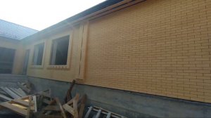обзор одноэтажного проекта дома Чеченский проект,обзор работы с узорами бесшовная кладка кирпича