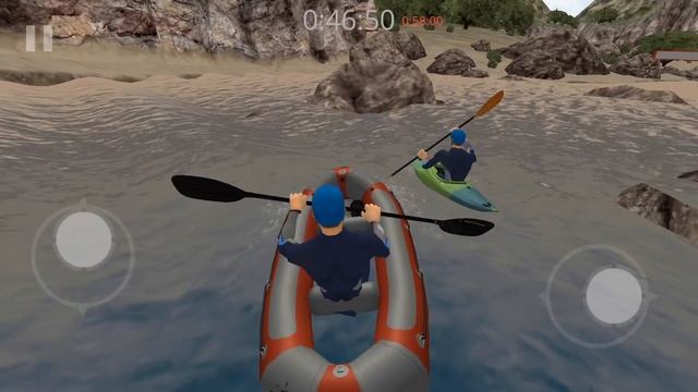 River Raft: Whitewater - Симулятор рафтинга на смартфоне (ios) смотреть онлайн