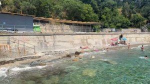 КРЫМ. АЛУПКА. Обзор пляжей, цены в столовой и Воронцовский парк. 27 июня 2023г.