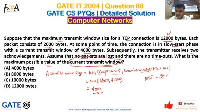 GATE IT 2004 | Question 88 | GATE CS Solutions | GATE CS PYQs | Computer Network смотреть онлайн