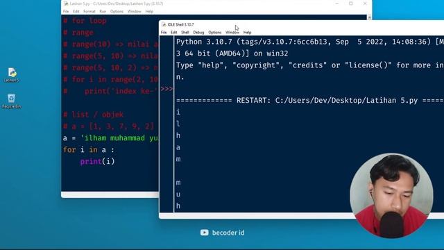Python - 5. Perulangan смотреть онлайн