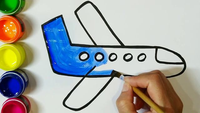 Bolalar uchun samolyot rasmlari / Ұшақ суретін салу Ұшақ салуды үйрену / Как нарисовать самолёт смотреть онлайн