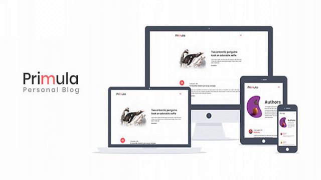 Primula - Bootstrap 4 Minimal Blog Ghost Theme | Themeforest Website Templates and Themes