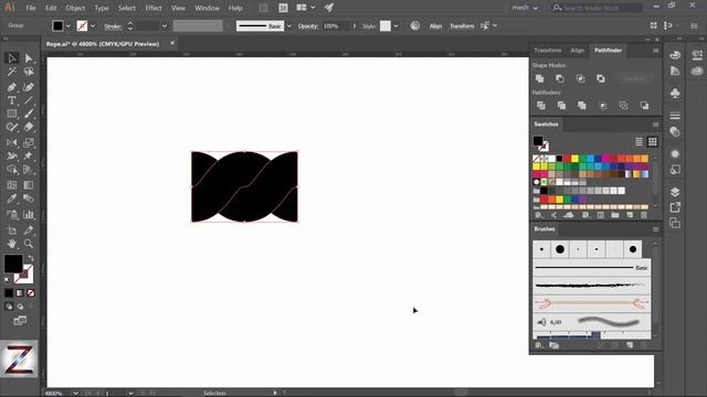 illustrator rope tutorial, create sine curve, rope pattern brush смотреть онлайн
