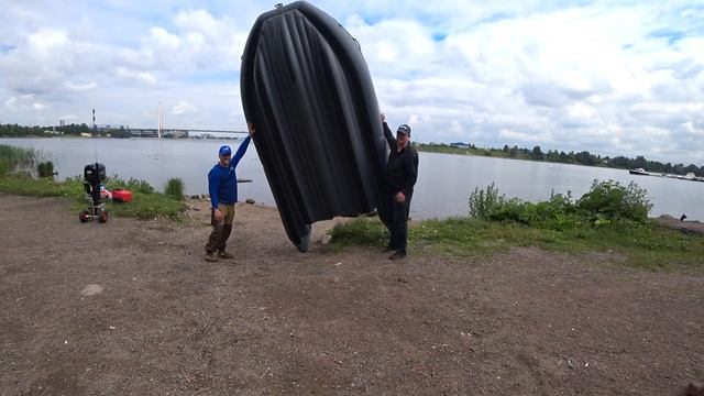 Лучший тест драйв лодки ПВХ Reef Skat 400 Fi на лодочном моторе Hidea 30 смотреть онлайн