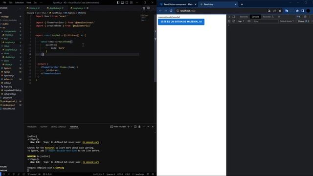 03 PROVEEDOR DE TEMAS DE COLORES Y PERSONALIZACION DE MATERIAL UI HOC COMPONENT CON REACT JS UI смотреть онлайн