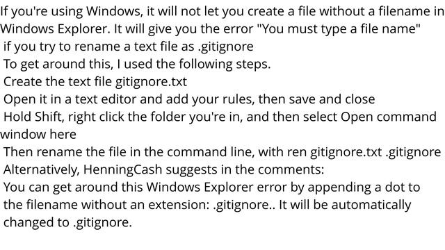 How to create a .gitignore file смотреть онлайн