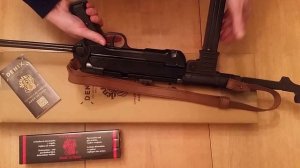 Автомат Шмайсер МП-40 с ремнем ММГ (Schmeisser MP40, Germany 1940) Denix replica 1111/C