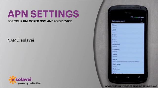 Solavei Android Device APN Settings смотреть онлайн