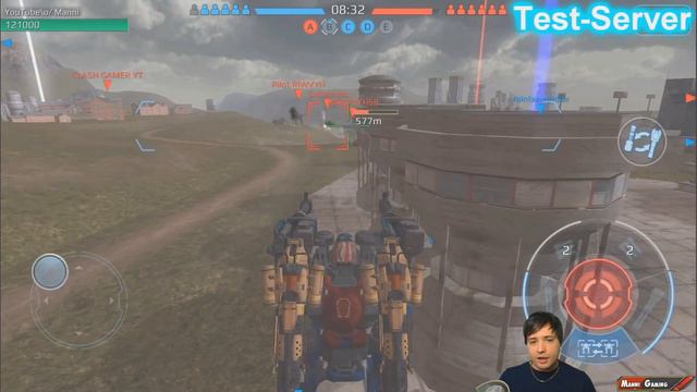 War Robots Test Server: Sniper Butch Kills Ancelot In Short Range? Flamer OP? смотреть онлайн