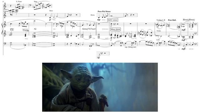 Star Wars: "Yoda and the Force” by John Williams (Score Reduction and Analysis) смотреть онлайн