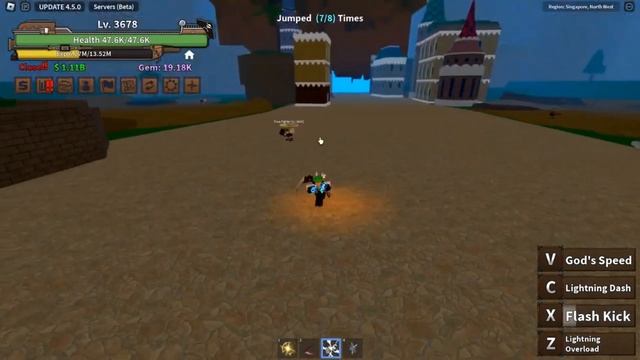 [BIG CODE] ELECTRO V2 SHOWCASE FIGHTING STYLE || KING LEGACY UPDATE 4.5 смотреть онлайн