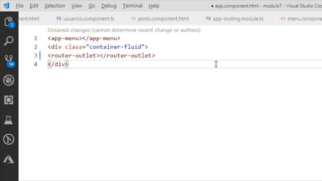 7-3 - Navegacion por plantilla - routerLink - routerLinkActive | Programando en Angular 8 смотреть онлайн