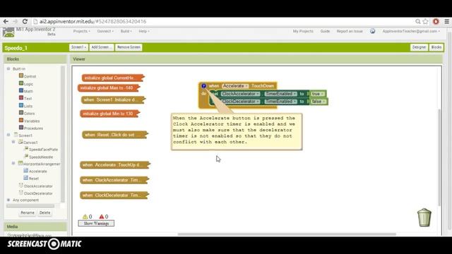 App Inventor 2 Tutorial - How to make a speedometer animation смотреть онлайн