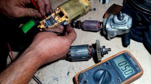 Как проверить якорь болгарки