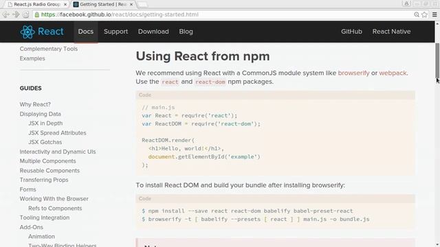 Using React.js - Part 9 - Updating to 0.14 смотреть онлайн