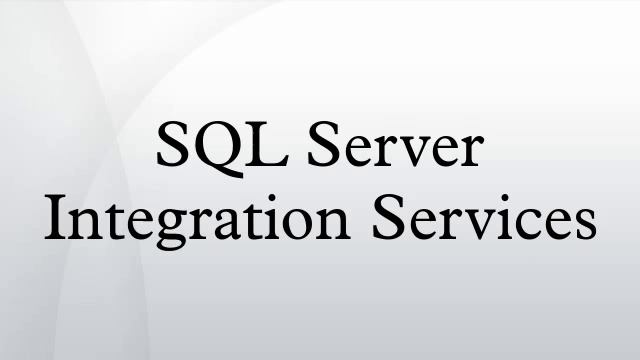 SQL Server Integration Services смотреть онлайн