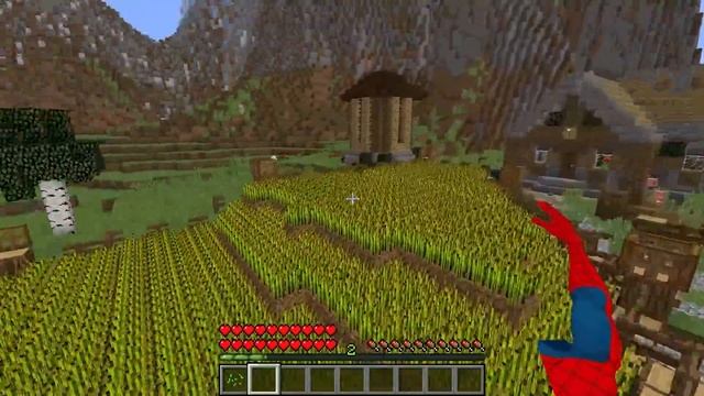 SPIDER MAN VILLAGE DEFENSE in Minecraft! SPIDERMAN DEFENSE CHALLENGE! HOW TO PLAY SPIDER-MAN! смотреть онлайн