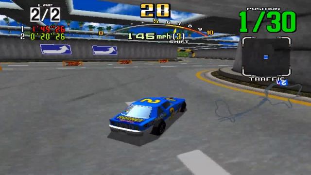 Daytona USA ++ - Expert (Seaside Street Galaxy) смотреть онлайн
