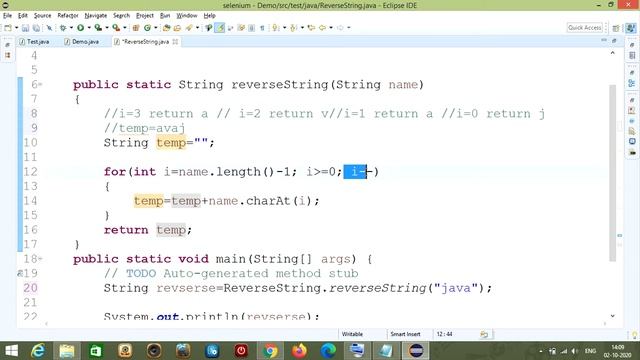 How to Reverse a String in Java смотреть онлайн