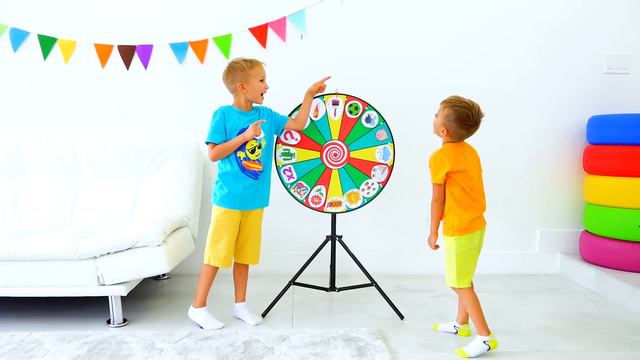 Vlad And Kids Story About Magic Wheel