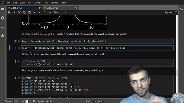Linear Combination of Atomic Orbitals (LCAO) in Python смотреть онлайн