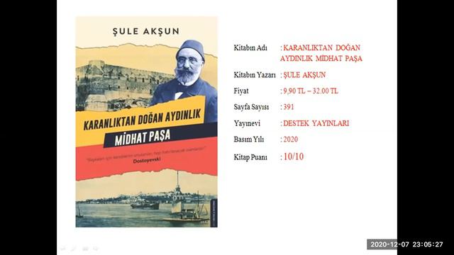 1-) KARANLIKTAN DOĞAN AYDINLIK - MİDHAT PAŞA смотреть онлайн