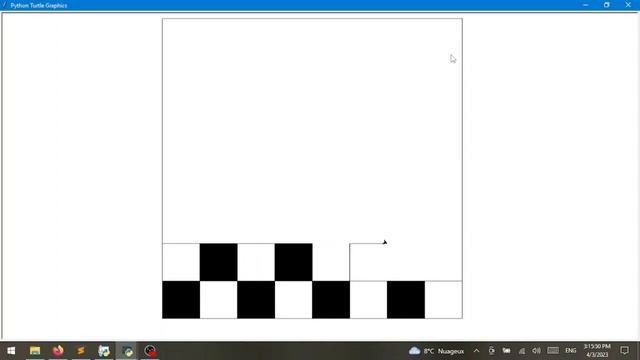 chess board using turtle library in python смотреть онлайн
