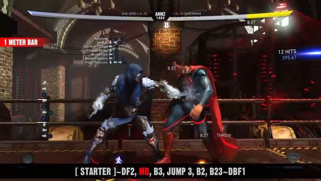 SUB-ZERO Beginner Combo Guide - Injustice 2 смотреть онлайн