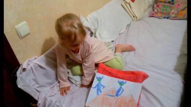 Детский рисунок про горных ведьм "Страшные ришадейки" смотреть онлайн