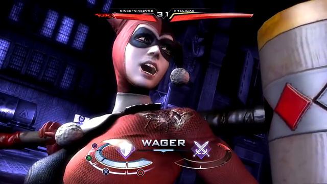 Injustice: Gods Among Us | xRELICXx (Harley Quinn) Vs KingofKingz958 (Wonder Woman) | Online Matche смотреть онлайн