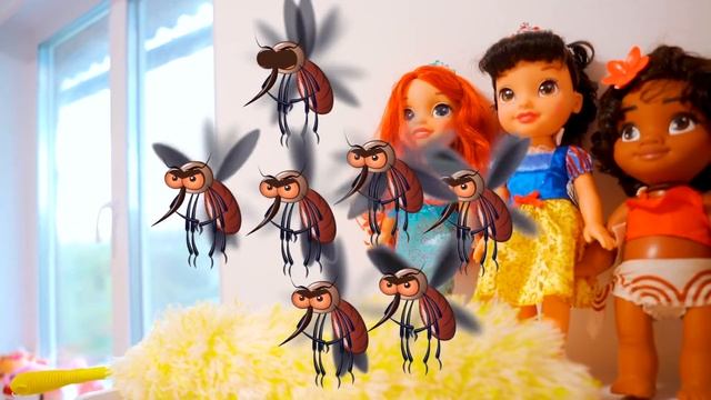 Аня и Тина VS комары в доме смотреть онлайн