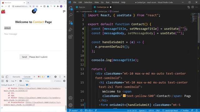 React Form Submission and Input Handling - Complete React Course - Day 19 смотреть онлайн