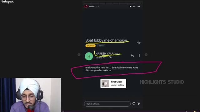 SardarJiYt React on Sid Instagram story BOT LOBBY ME CHAMPION??? смотреть онлайн