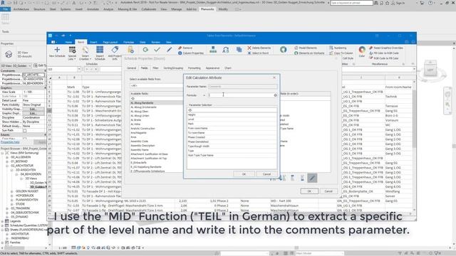 Tables 2019 1 Excel Formulas to Revit Parameters смотреть онлайн