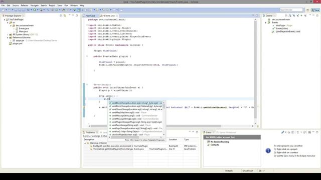 Bukkit / Spigot Plugin programmieren #01 | Grundlagen und Events смотреть онлайн