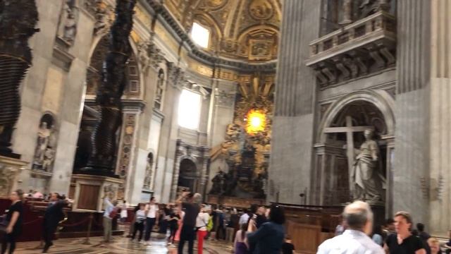 Италия.Рим.Экскурсия по Базилике в Ватикан-сити.Май2018 смотреть онлайн