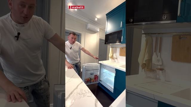 Как и куда спрятать холодильник на маленькой кухне? смотреть онлайн