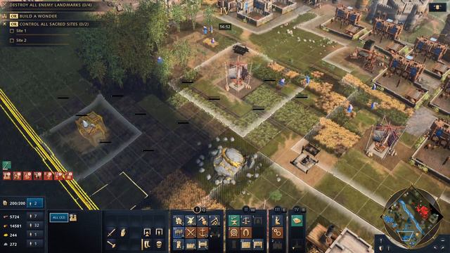 Age of Empires 4 : Abbasid (hawkarena) vs English (Decimal Filly 87) intense 2 hours battle смотреть онлайн