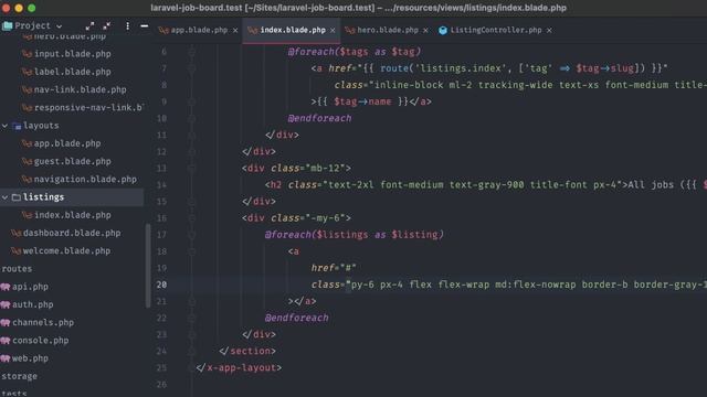 Building a job board in Laravel [Pt. 4] - The Front Page смотреть онлайн