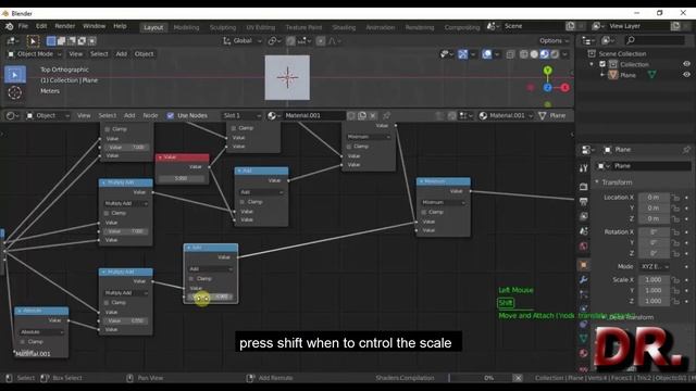 PROCEDURAL alphabets "w" blender 2.82(nodes) смотреть онлайн