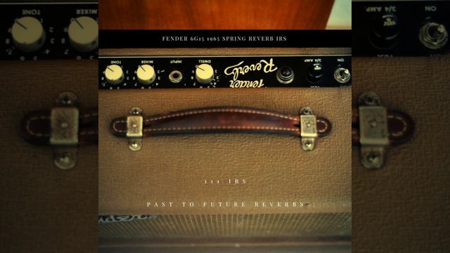 FENDER 6G15 1965 SPRING REVERB IRS DEMO смотреть онлайн