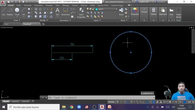 AUTOCAD | Función OSNAP completa | Parte 1 (Endpoint, Midpoint, Center, Geometric Center, Node) смотреть онлайн