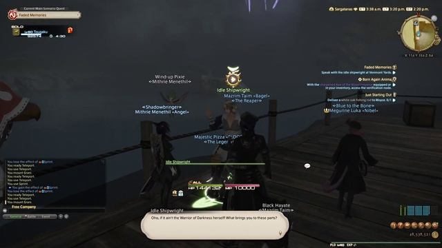 FFXIV 5.3 1458 Shadowbringers MSQ Part 2: Fraying Threads смотреть онлайн