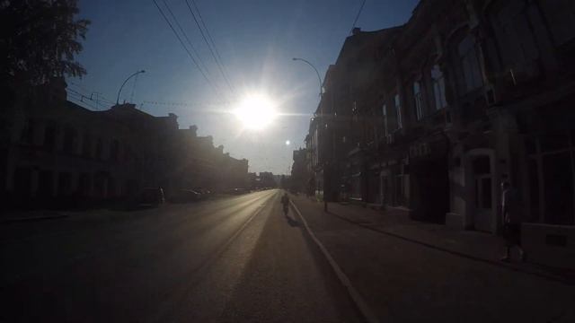 Музейная площадь - железнодорожный вокзал из кабины троллейбуса смотреть онлайн