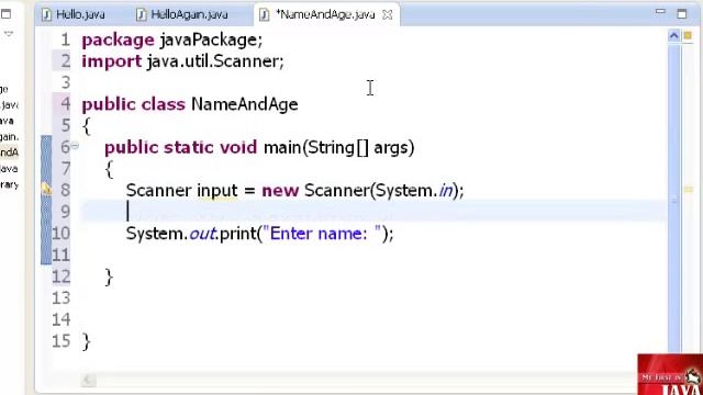 My First In Java Tutorial 5: Input and Output (part 1) смотреть онлайн