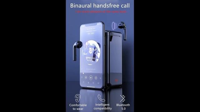 Беспроводные наушники гарнитура Power Bank 30000 mah смотреть онлайн