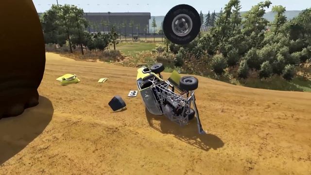 Monster Truck Madness #14 | Long Jumps and Crashes | BeamNG Drive - Griff's Garage смотреть онлайн