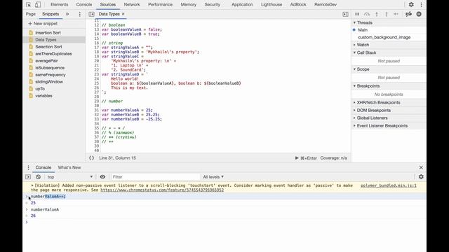 Типи Даних / JavaScript від 0 до 1 №2 смотреть онлайн